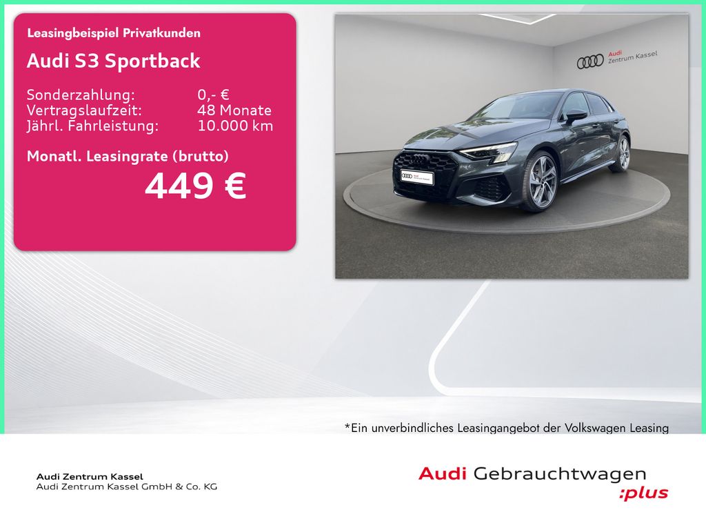 S3 Sportback 2.0 TFSI qu. Matrix PDC+ Carplay