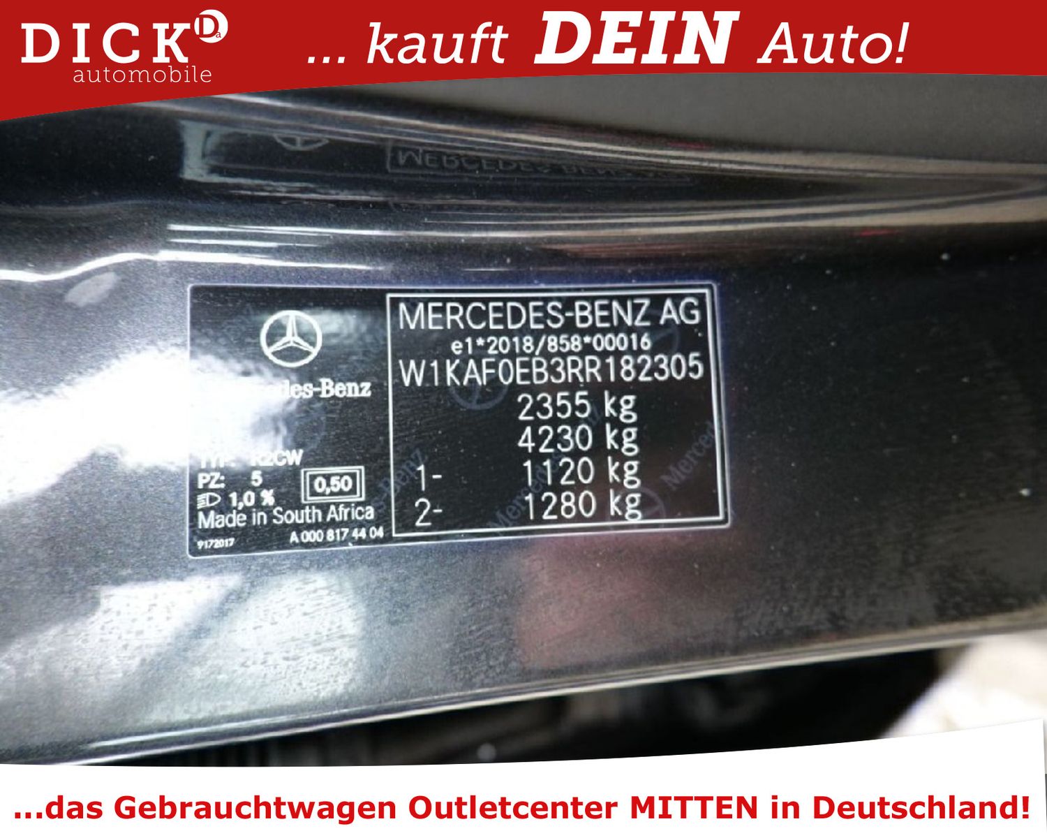 Fahrzeugabbildung Mercedes-Benz C 220d 9G AMG/LED+/BURME/MASSAGE/360°/19"LM/8Fa