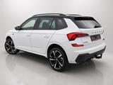 Skoda Kamiq 116 PS DSG Monte Carlo AHK Kamera Panorama - weiße Skoda Kamiq