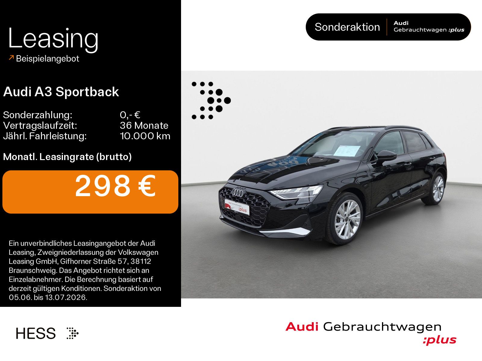 Audi A3 Sportback 40 TFSIe advanced*0,99%-Finanz*NAVI