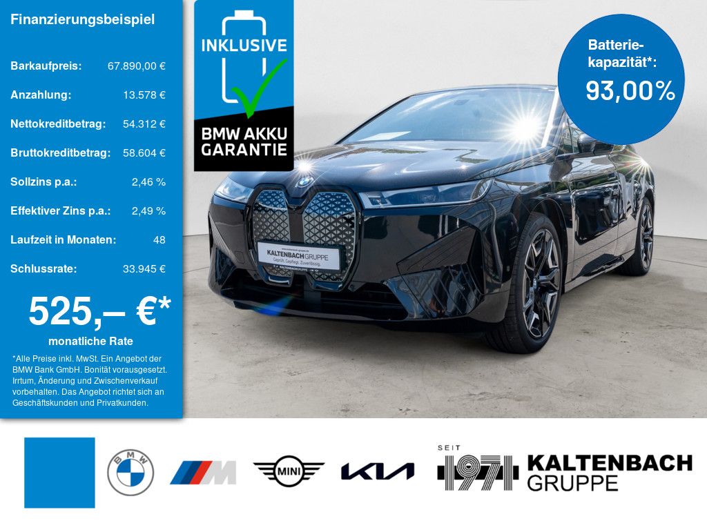 BMW iX M60 PANO AHK HUD 360° LASER LED SITZBELÜFTUNG