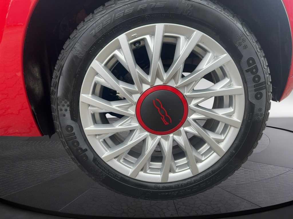 Fiat 500C "RED" Parkpilot CarPlay Klima LM-Felgen 