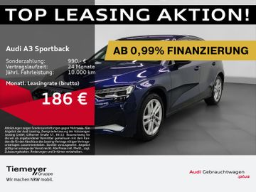 Audi Leasingangebot: Audi A3 Sportback 35 TFSI LED KAMERA NAVI eSITZE
