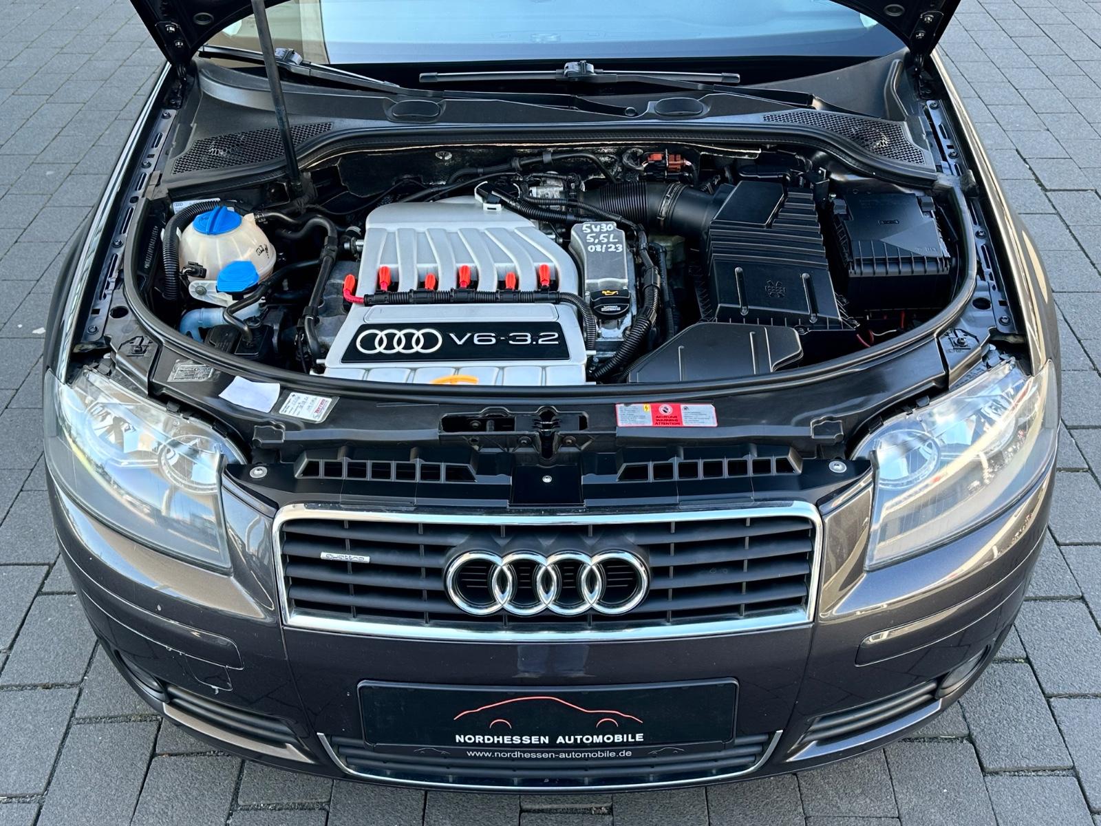 Audi A3 3.2 V6 250 ch DSG quattro / Toit ouvrant / Cuir / Chauffage auxiliaire / Caméra de recul