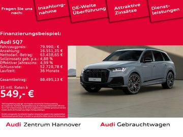 Audi Leasingangebot: Audi SQ7 4.0 TFSI quattro competition plus Laser Pano
