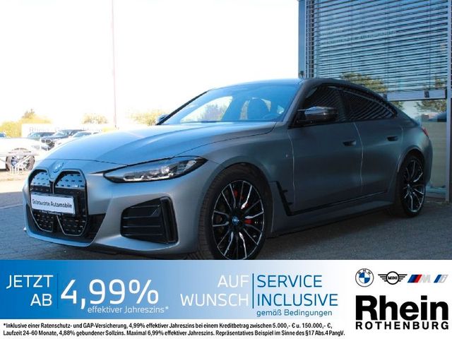 BMW i4 M50 M Sport pro Mattgrau AHK Kamera ACC Navi
