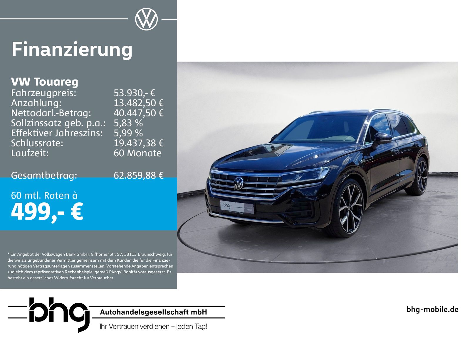 VW Touareg R-Line 3,0 V6 TDI 4M tiptronic