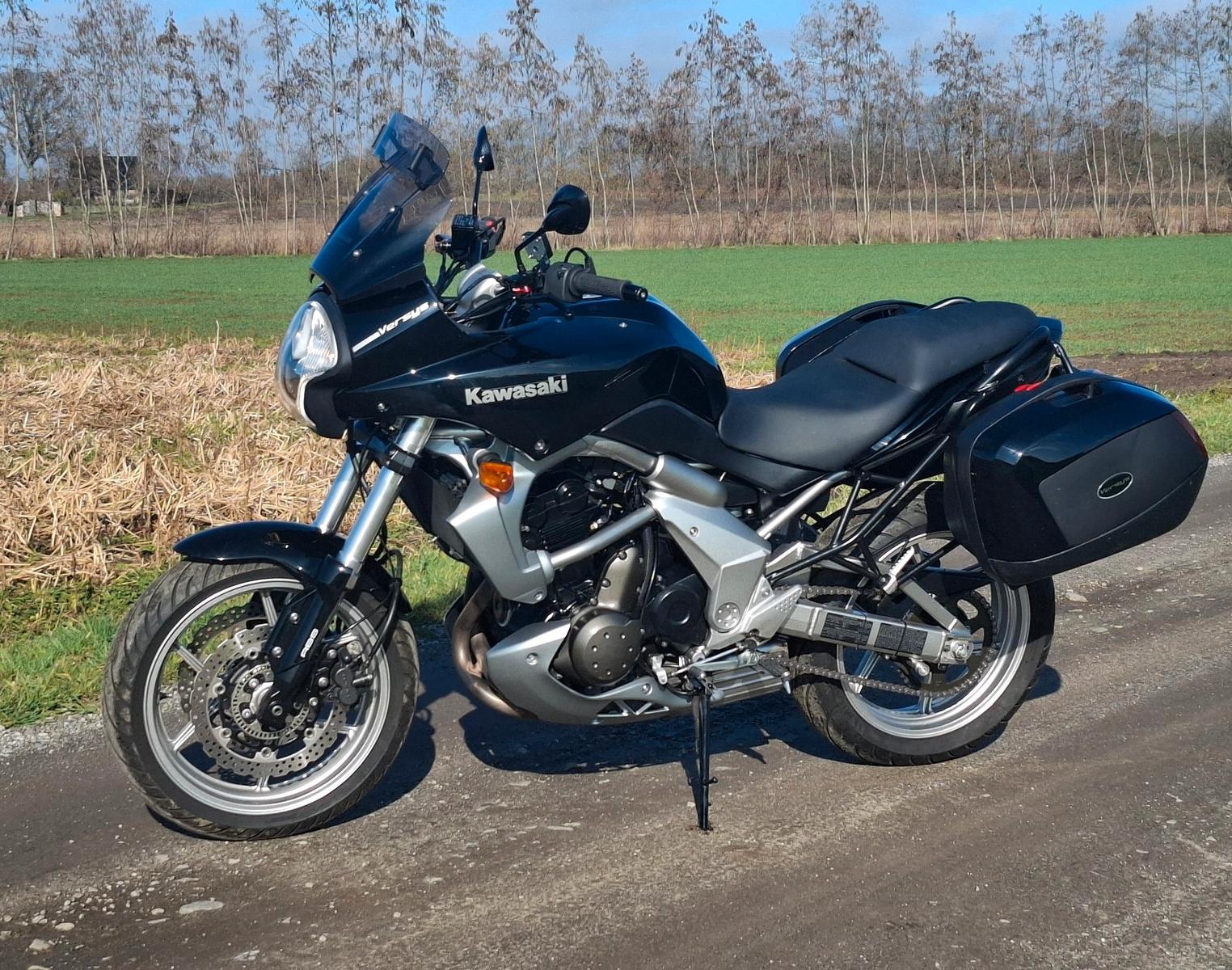 Kawasaki 650 Versys Tüv Neu 2 Hand Koffer ABS