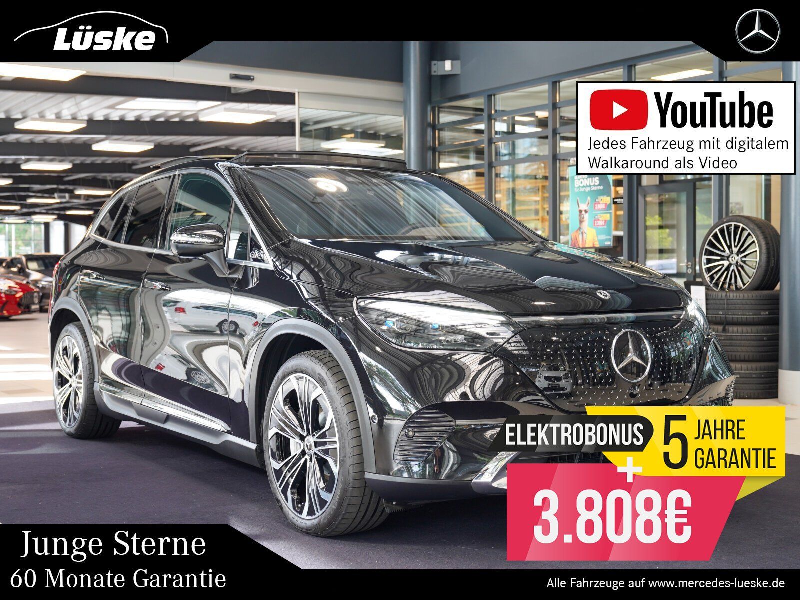 Mercedes-Benz EQE 500 500 4M Electric Art HYPER HeadUp AIR AHK