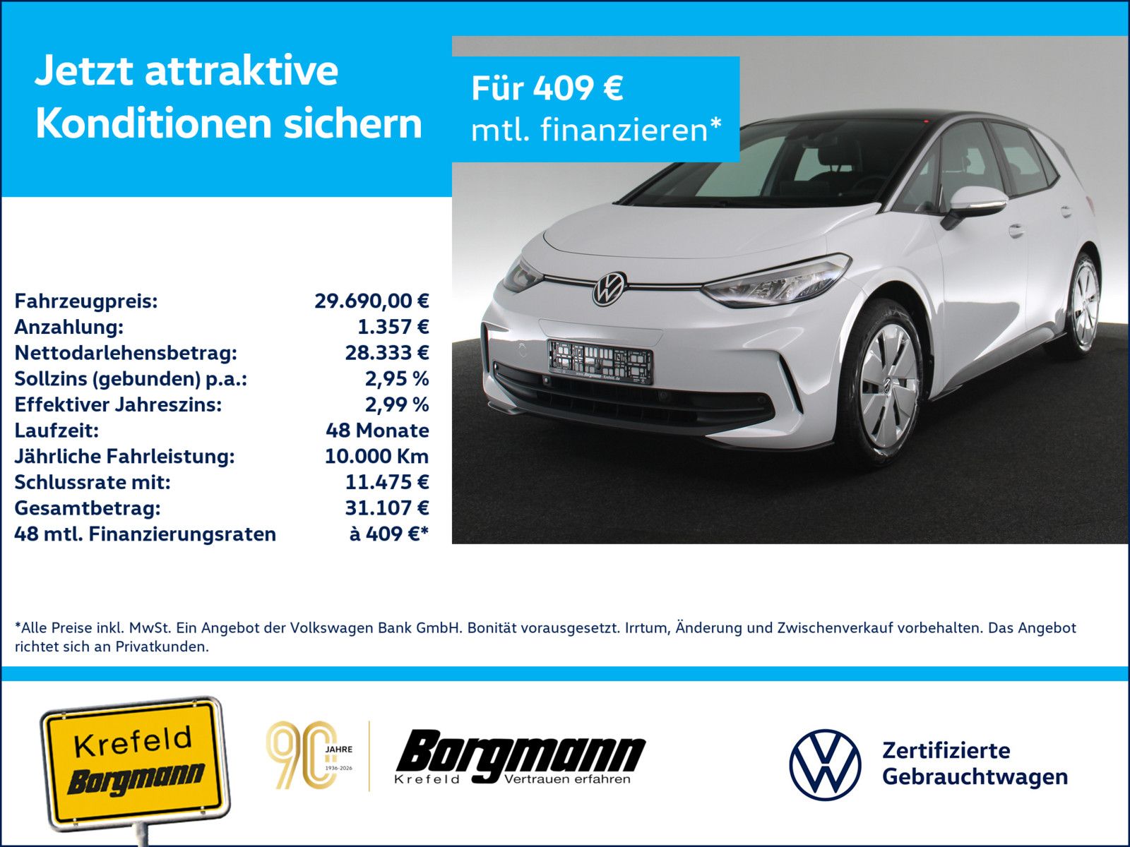 Volkswagen ID.3 Pro LED SCHEINWERFER ACC NAVI SHZ PDC KLIMA foto 1