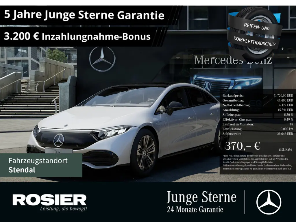 Mercedes-Benz EQS 450+ ElectricArt NIGHT ACC PANO LED 360° SHZ