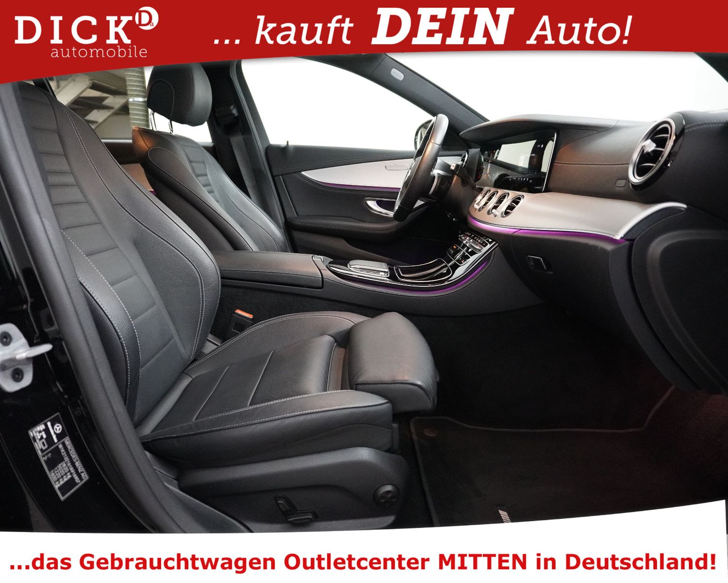 Fahrzeugabbildung Mercedes-Benz E300de 2X AMG Line PANO+STDHZ+WIDESC+360+MULTIBE