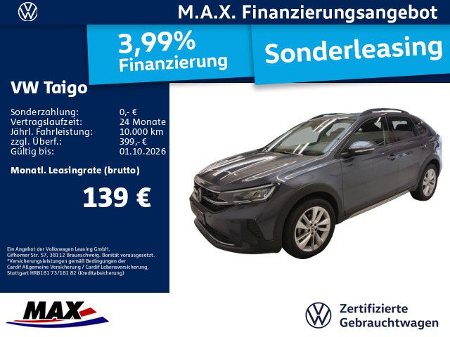 Volkswagen Taigo 1.0 TSI LIFE LED+NAVI+DCP+PDC+LANE ASSIST+