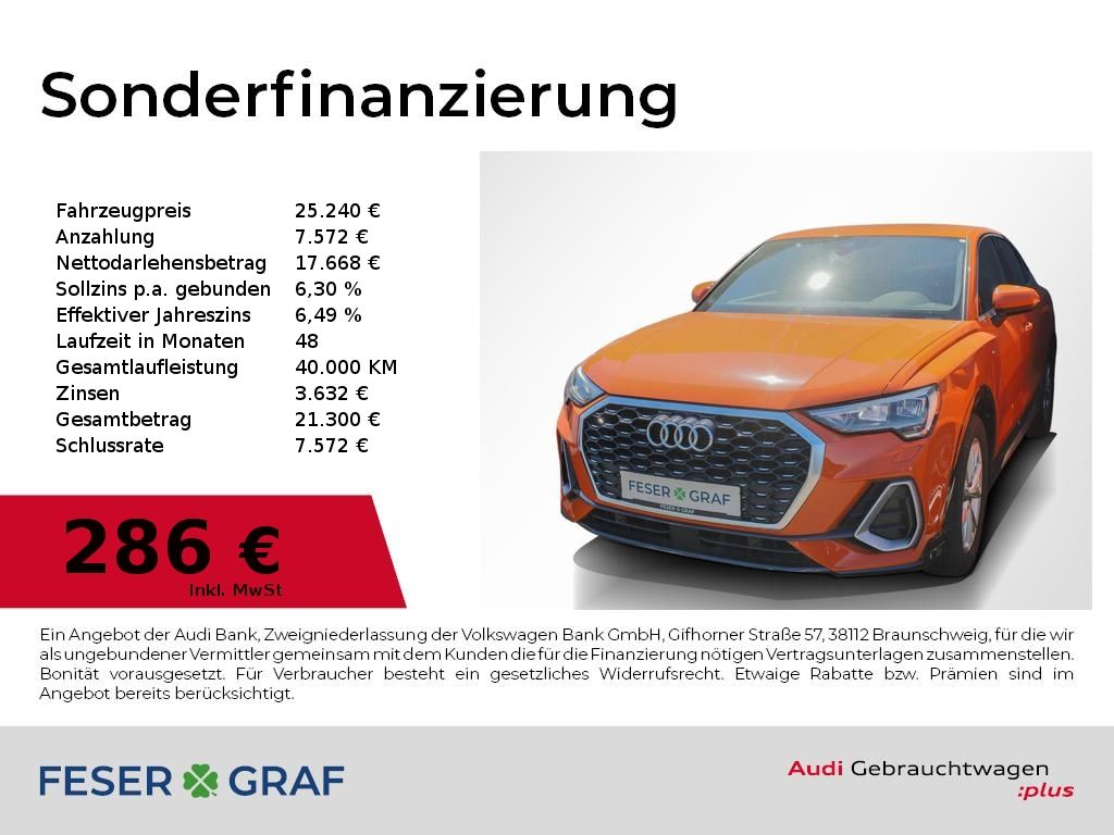 Audi Q3 Sportback 35 TDI S tronic S Line Int Navi,Led