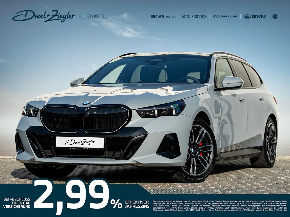 BMW 520d Tour M-Sport PRO AHK PANO ACC Sitzlüft H&K