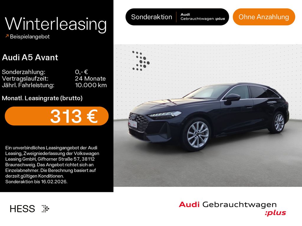 A5 Avant TDI*LEDER*KAMERA*HUD*18ZOLL*B&O*LED*SHZ