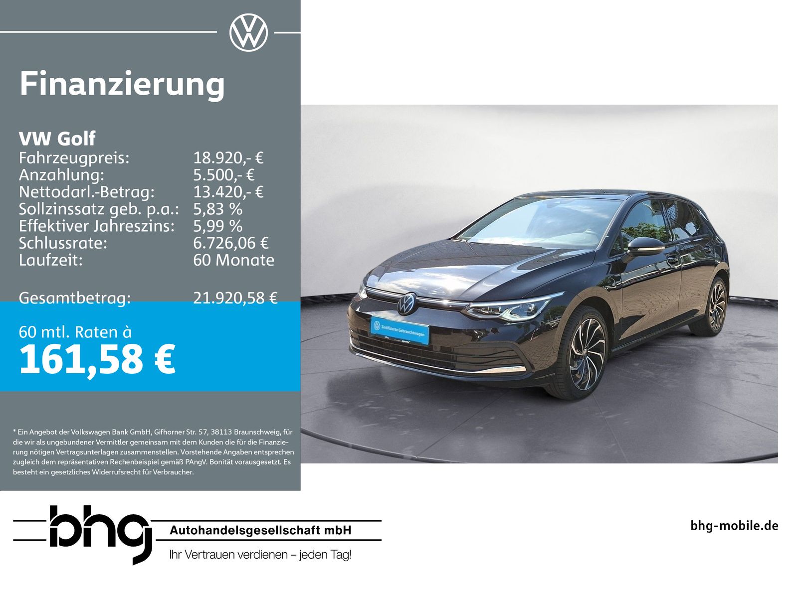 Volkswagen Golf 2.0 TDI #AHK #PANO #LED #KAMERA #STAN #AHK 