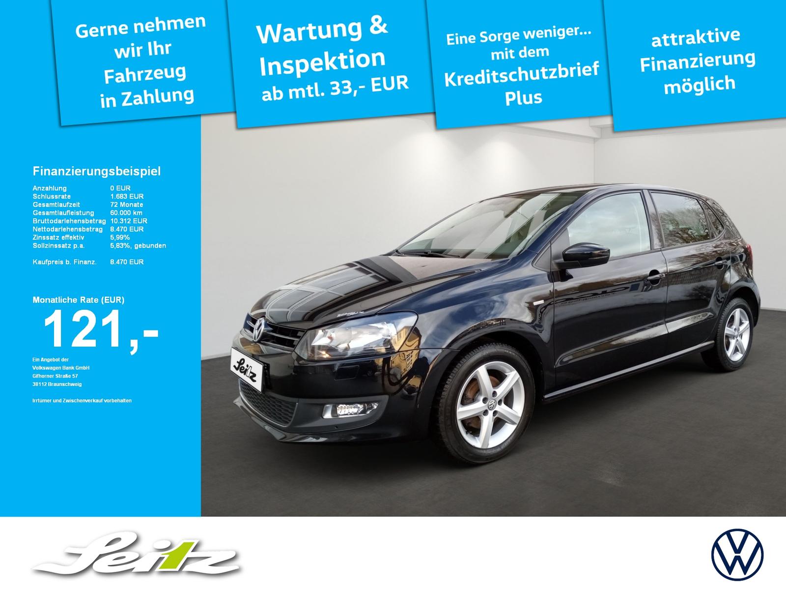 Volkswagen Polo 1.2 TSI Life Einparkhilfe. Sitzheizung