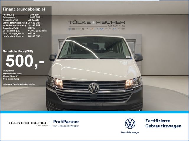 Volkswagen T6.1 DoKa Pritsche 2.0 TDI LR AHK Klima SHZ 2,8t