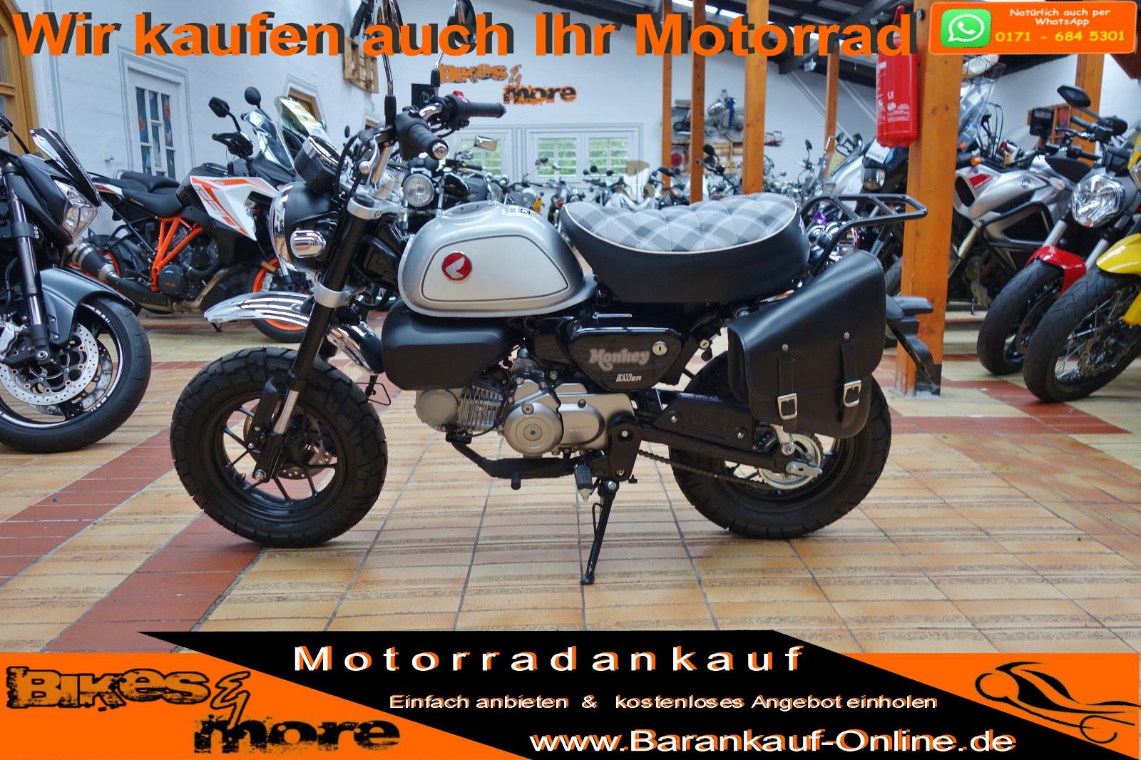 Honda MONKEY Z125MA ABS+LED+1Hd+steuerfrei+530KM+ab16J