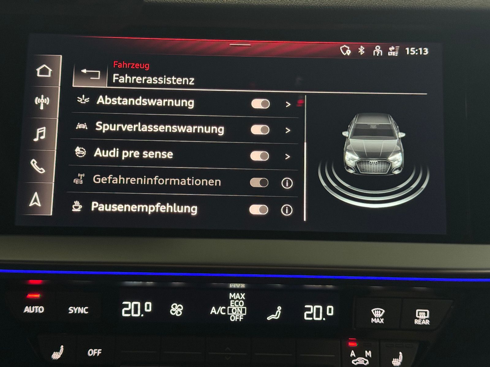 Fahrzeugabbildung Audi A3 40 TDI LIM. QUATTRO 3X S-LINE RS3 S-SITZE B&0