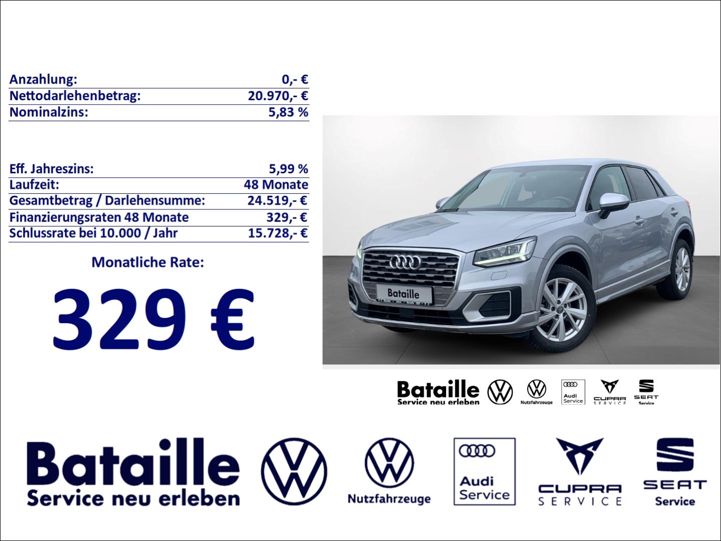 Audi Q2 1.6 TDI LED El. Heckklappe Klimaautom. SHZ