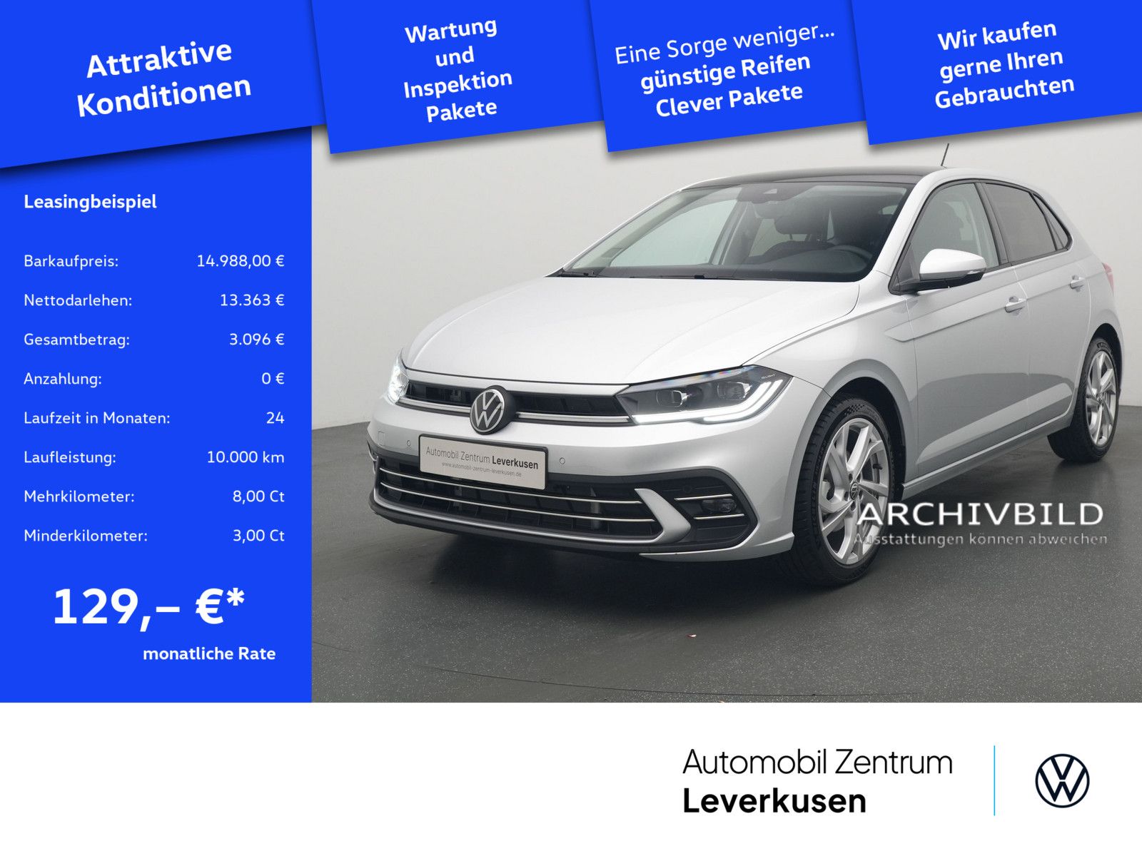 Volkswagen Polo Comfortline ACC PDC SHZ KLIMA NAVI