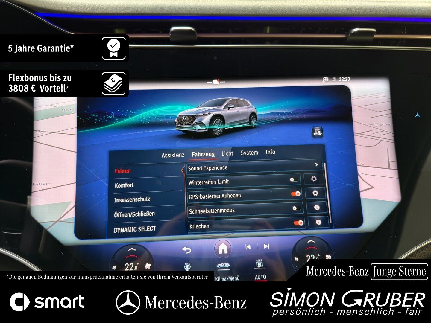 Fahrzeugabbildung Mercedes-Benz EQS 500 4M SUV AMG Hyper Fond-Entertain 7Sitze