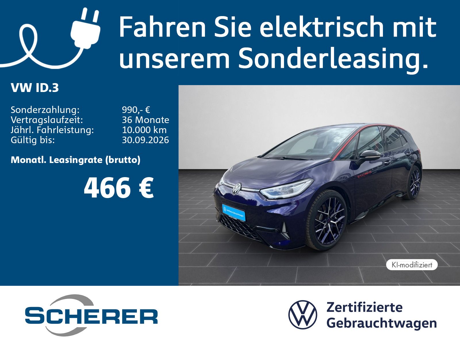 Volkswagen ID.3 GTX Fire & Ice 240kW RFK 84kWh foto 1