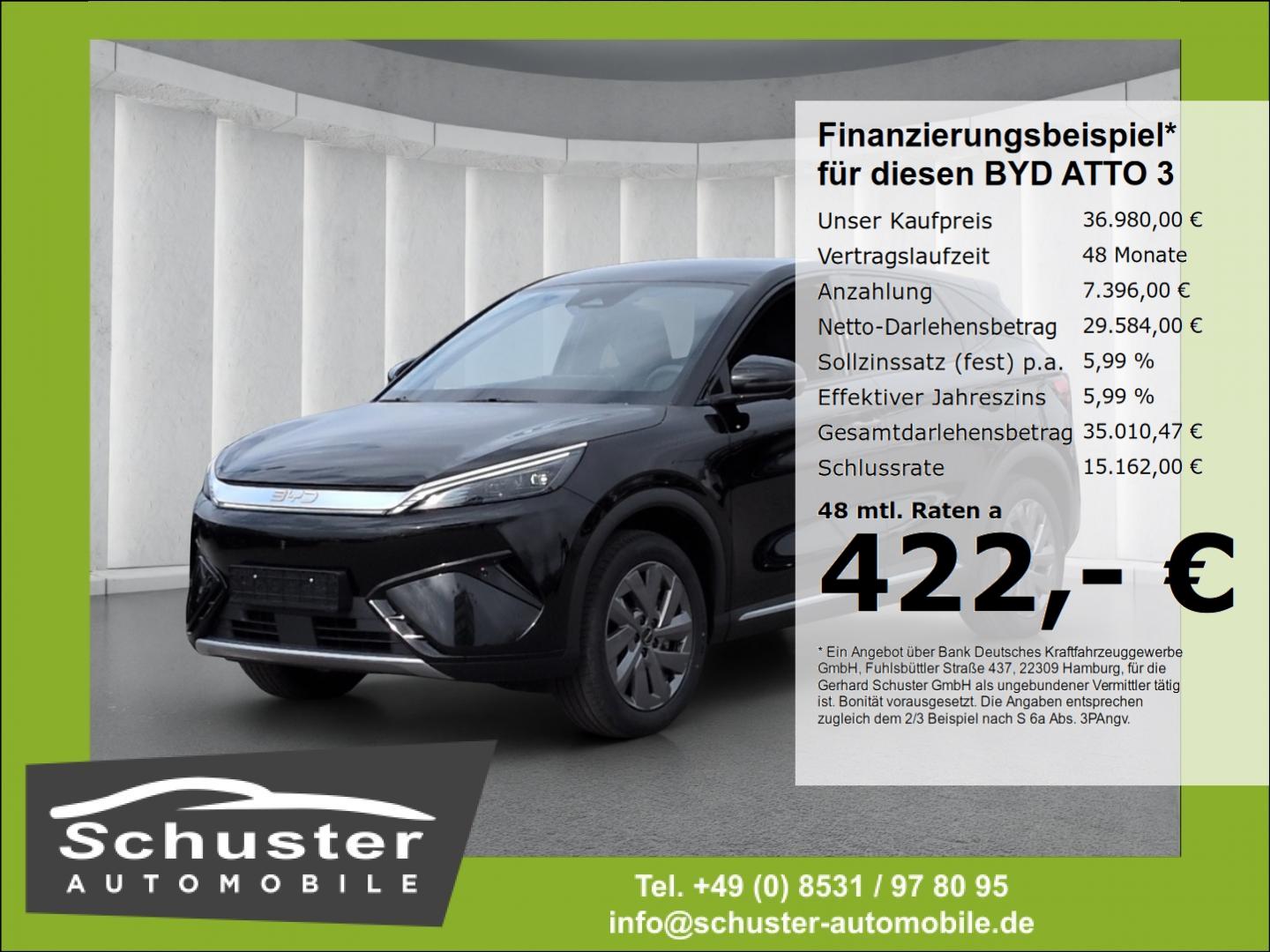 BYD ATTO 3 EVO Design*Sitzbelüft 360°Kam ACC Leder