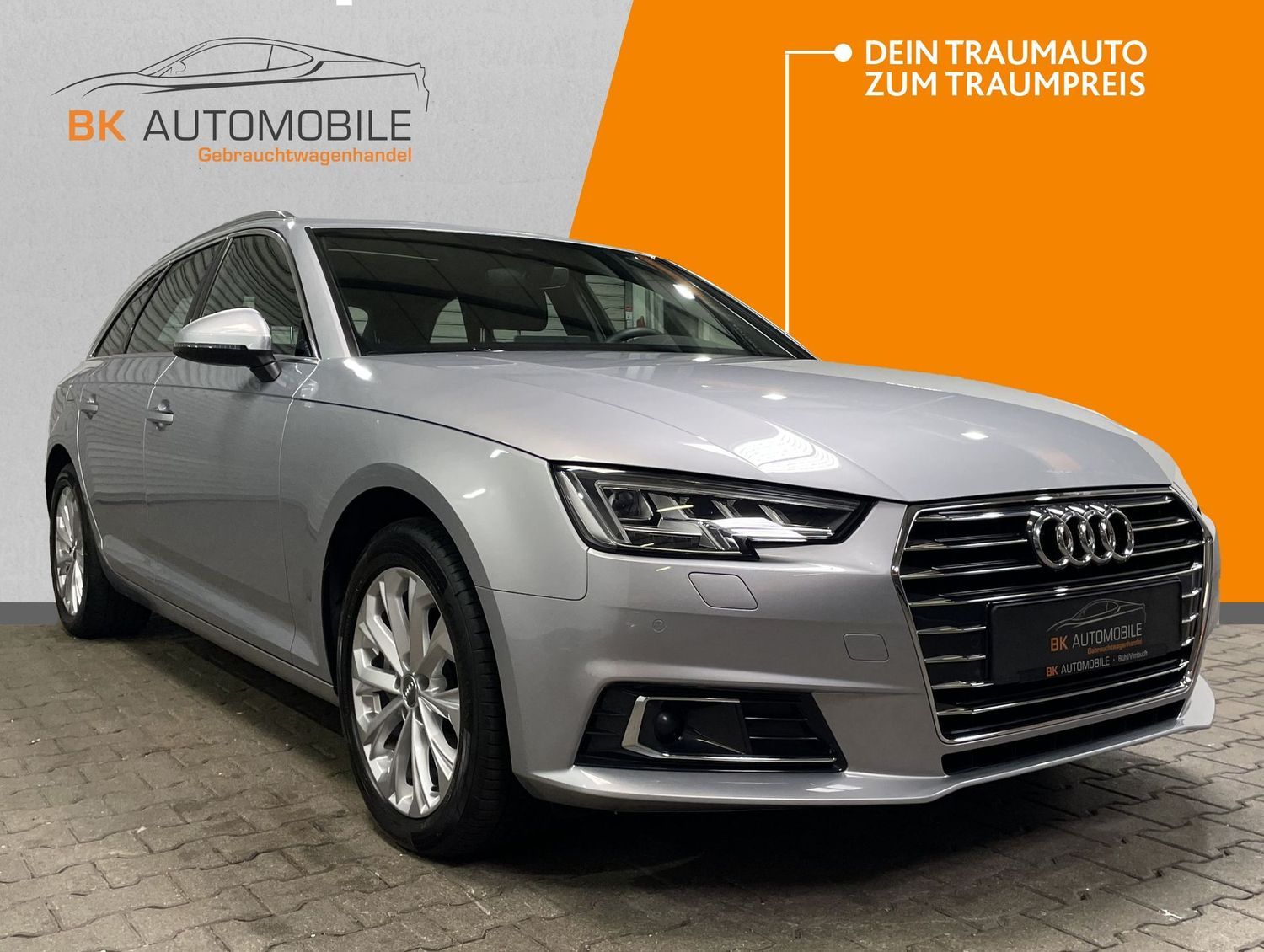 Fahrzeugabbildung Audi A4 Behinderteng. #Kamera#Matrix#ACC#Pano#Virtual
