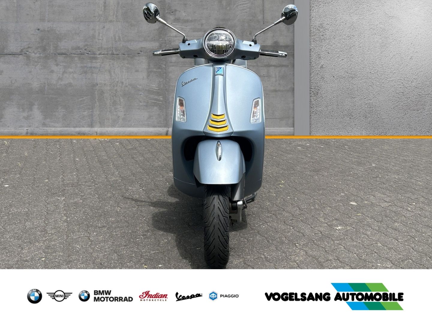 Fahrzeugabbildung Vespa GTS 125 Super Tech, Gepäckträger in Chrom, Topca