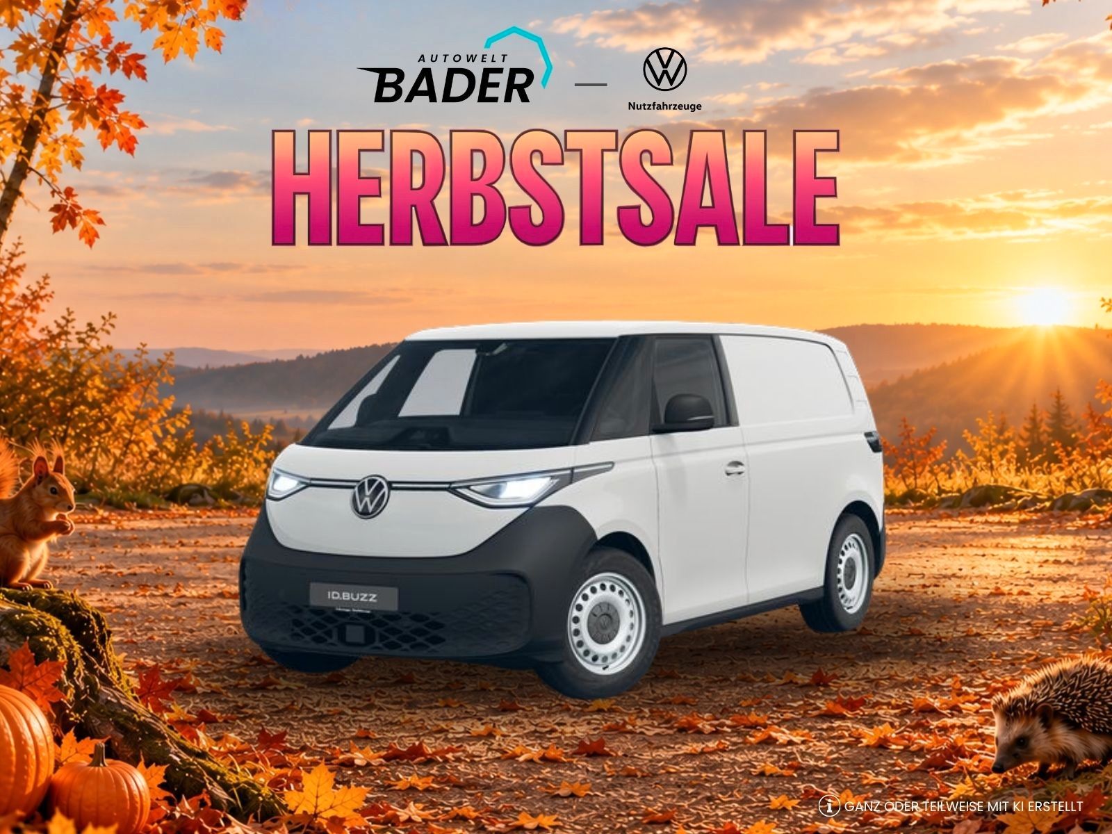 Volkswagen ID.Buzz Cargo Pure "Herbst-Sale" AUTOWELT-BADER!