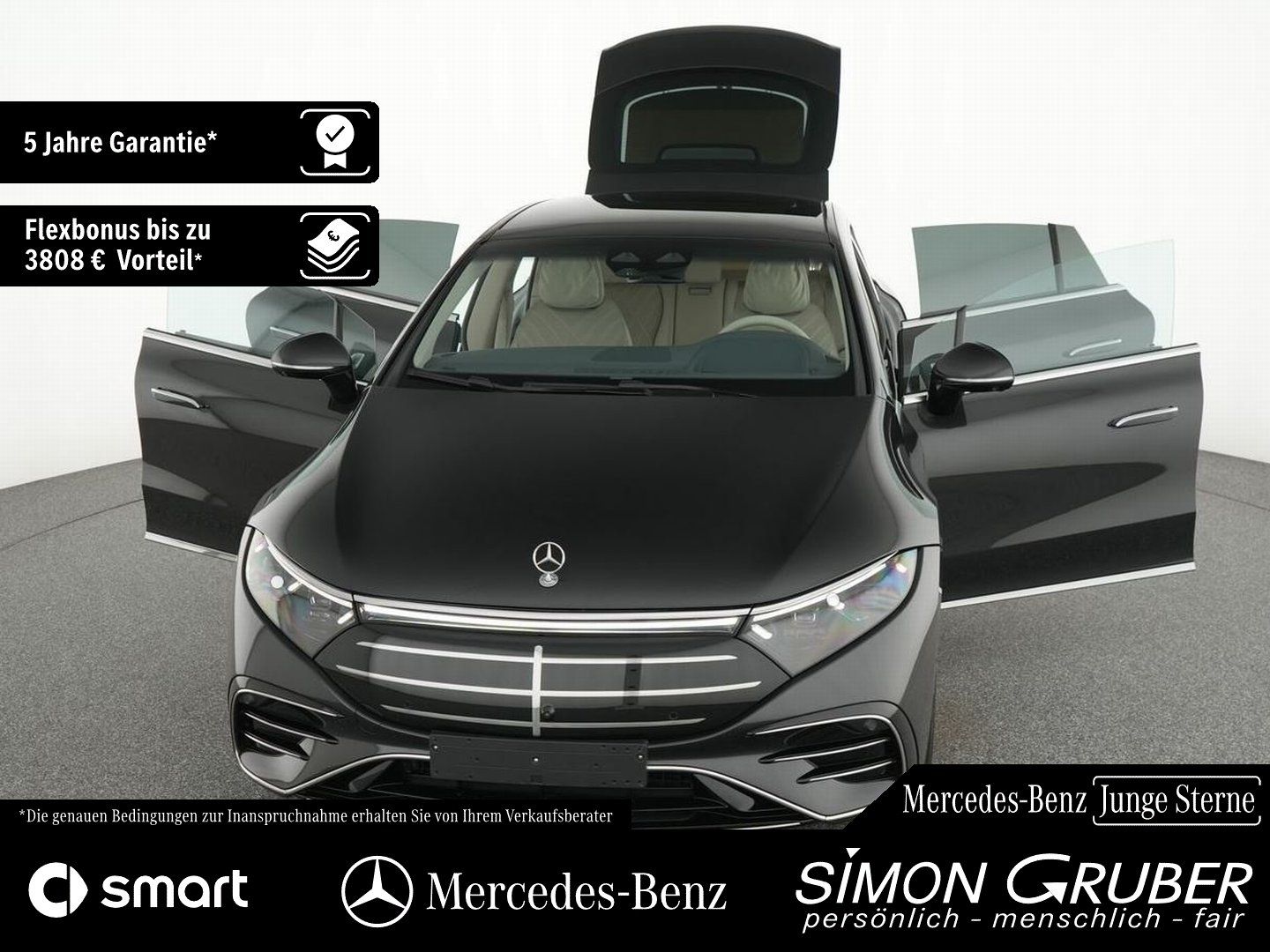 Fahrzeugabbildung Mercedes-Benz EQS 580 4M AMG Exklusive 4*Massage HUD Burm Digi