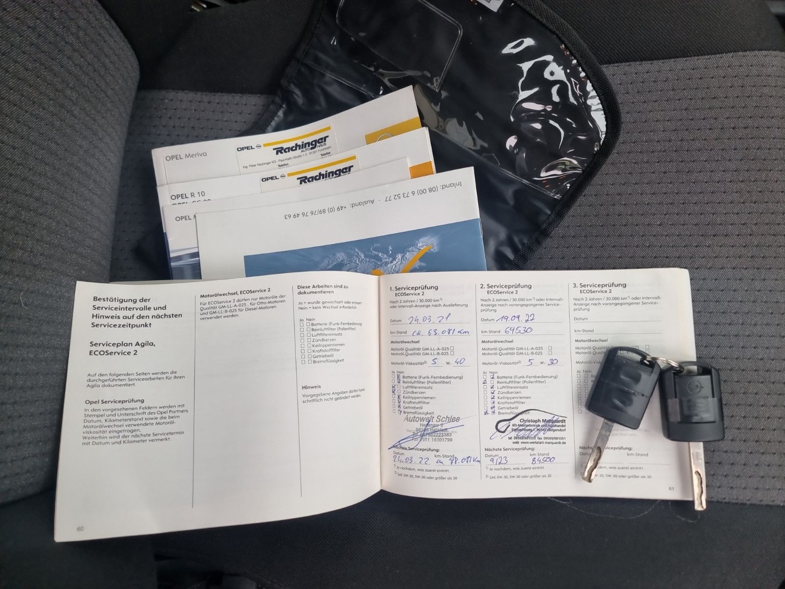 Fahrzeugabbildung Opel Meriva Basis/Rentner Fahrzeug/Wenig KM