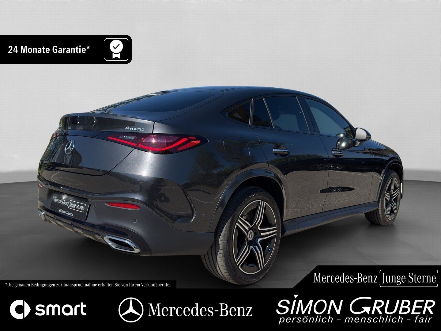 Fahrzeugabbildung Mercedes-Benz GLC 400 e 4M AMG Coupé Pano Leder Burm 360 DigiL