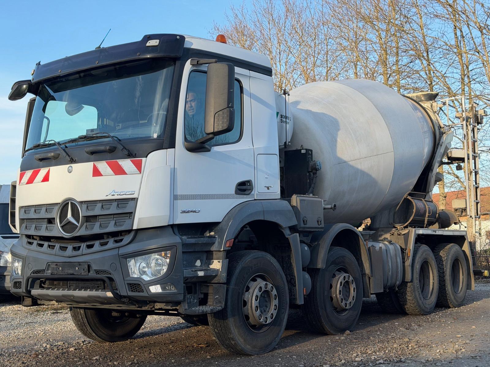 Mercedes-Benz AROCS 3240 STETTER 9m³; DEUTSCH-1HAND;LIKE NEW !