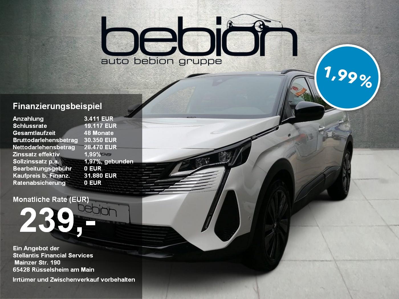 Peugeot 5008 1.2 Hybrid 136 e-DSC6 GT ACC Navi PDC Pano