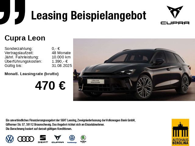 Vorschaubild: CUPRA Leon ST 2.0 TSI 4D VZ DSG *PANO*AHK*SENNHEISER* (Fahrzeug-Nr. 247099)