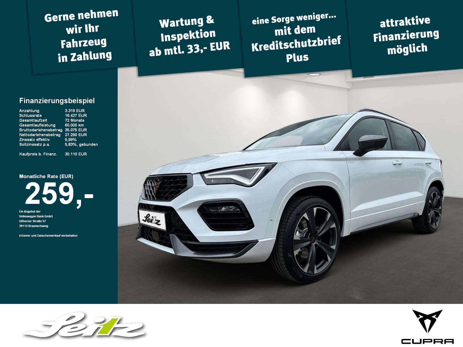 Cupra Ateca 2.0 TSI 4Drive *LED*KAMERA*SITZH*