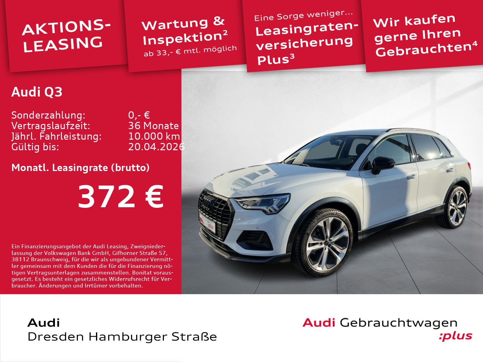 Audi Q3 35 TFSI advanced LED Navi AHZV S tronic