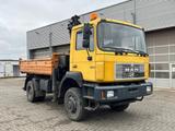 MAN F2000 19.343 FAK 2-Achs Allradkipper Kran  - MAN Reisebus