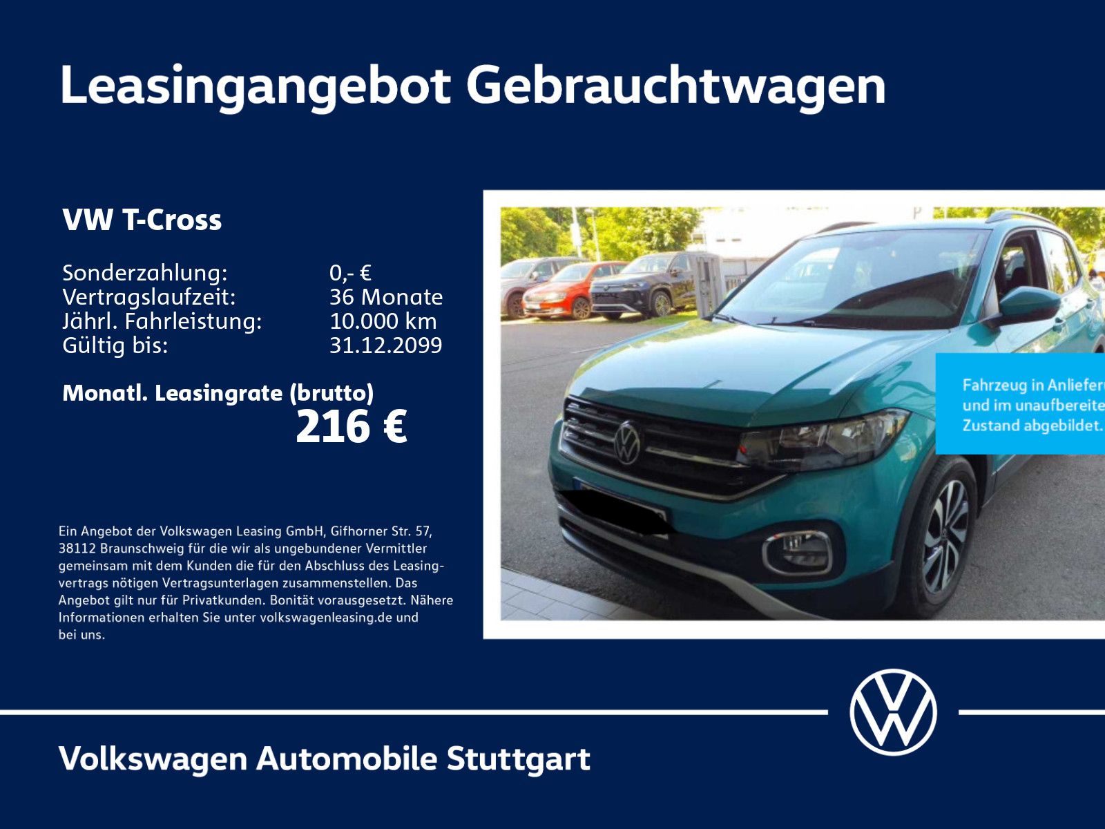 Volkswagen T-Cross Active 1.0 TSI Navi ACC SHZ PDC