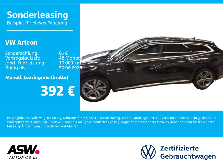 Volkswagen Arteon SB R-Line 2.0TDI 4M DSG LEDER PANO Stdhzg