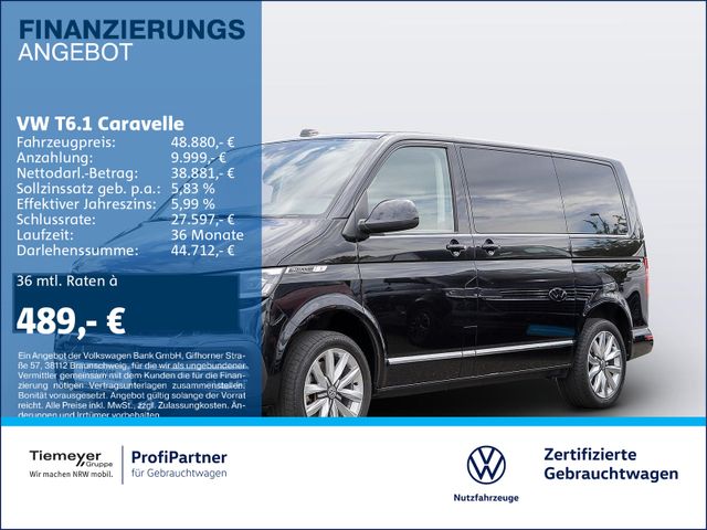 Volkswagen T6.1 Caravelle 2.0 TDI DSG NP77 9-SITZE LM18 LED