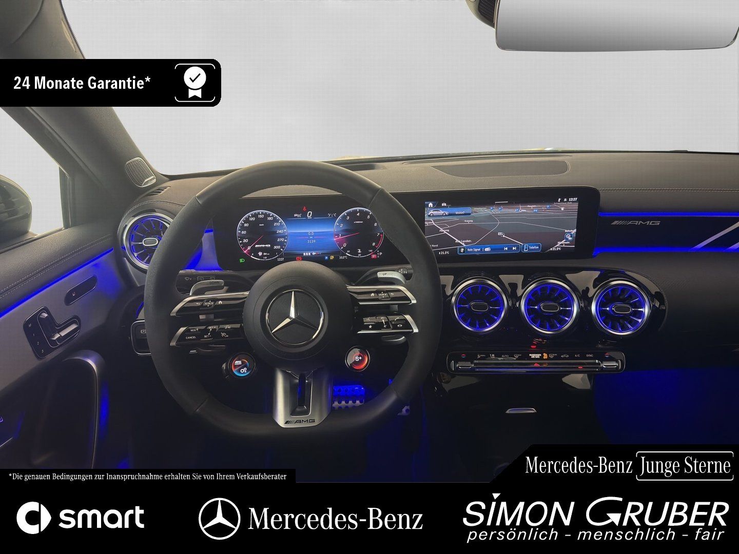 Fahrzeugabbildung Mercedes-Benz A 45 S 4M AMG Pano Leder HUD Burm MBeam Driver 3