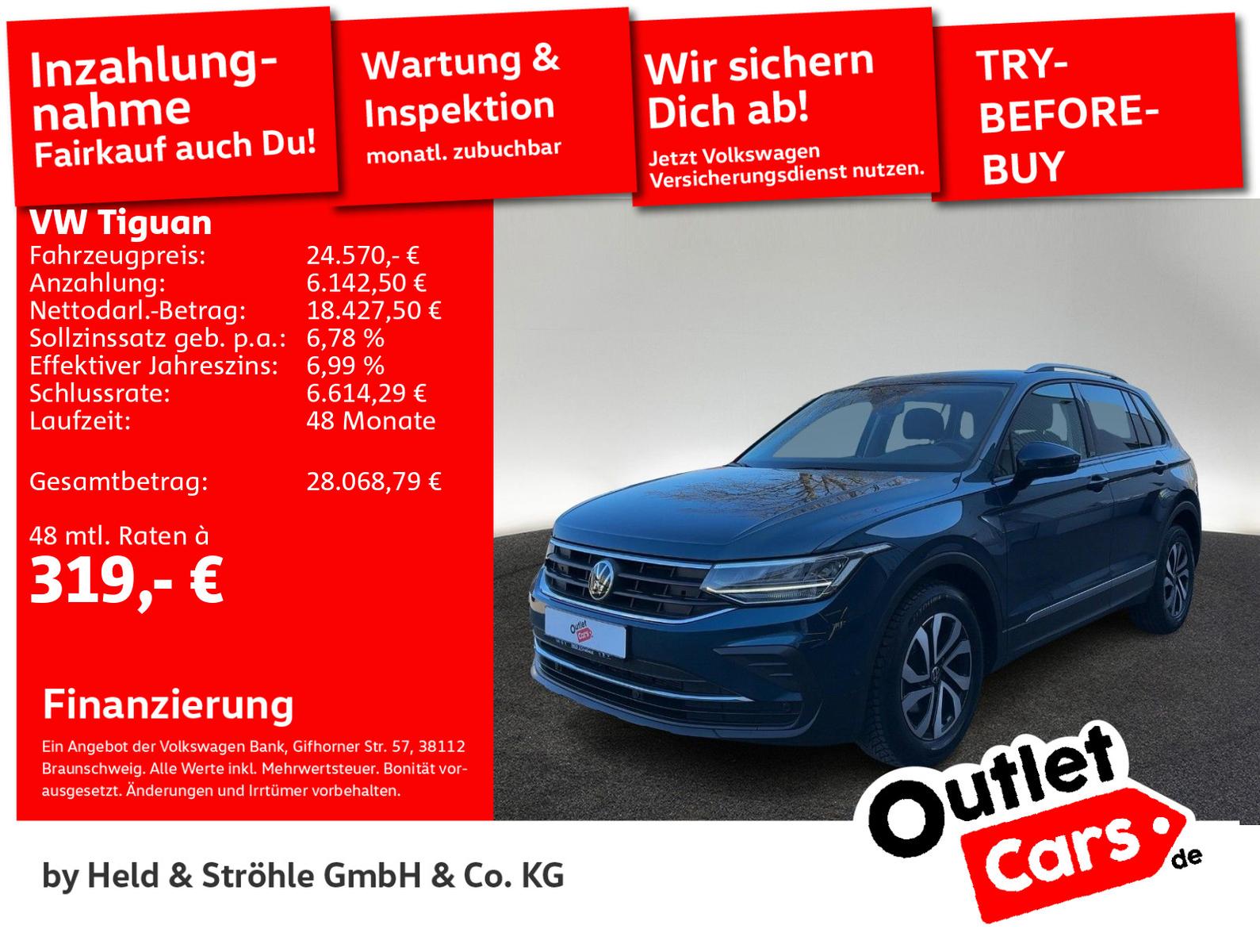 Volkswagen Tiguan ACTIVE 1.5 TSI DSG LED NAV EL-HECKKL. ACC
