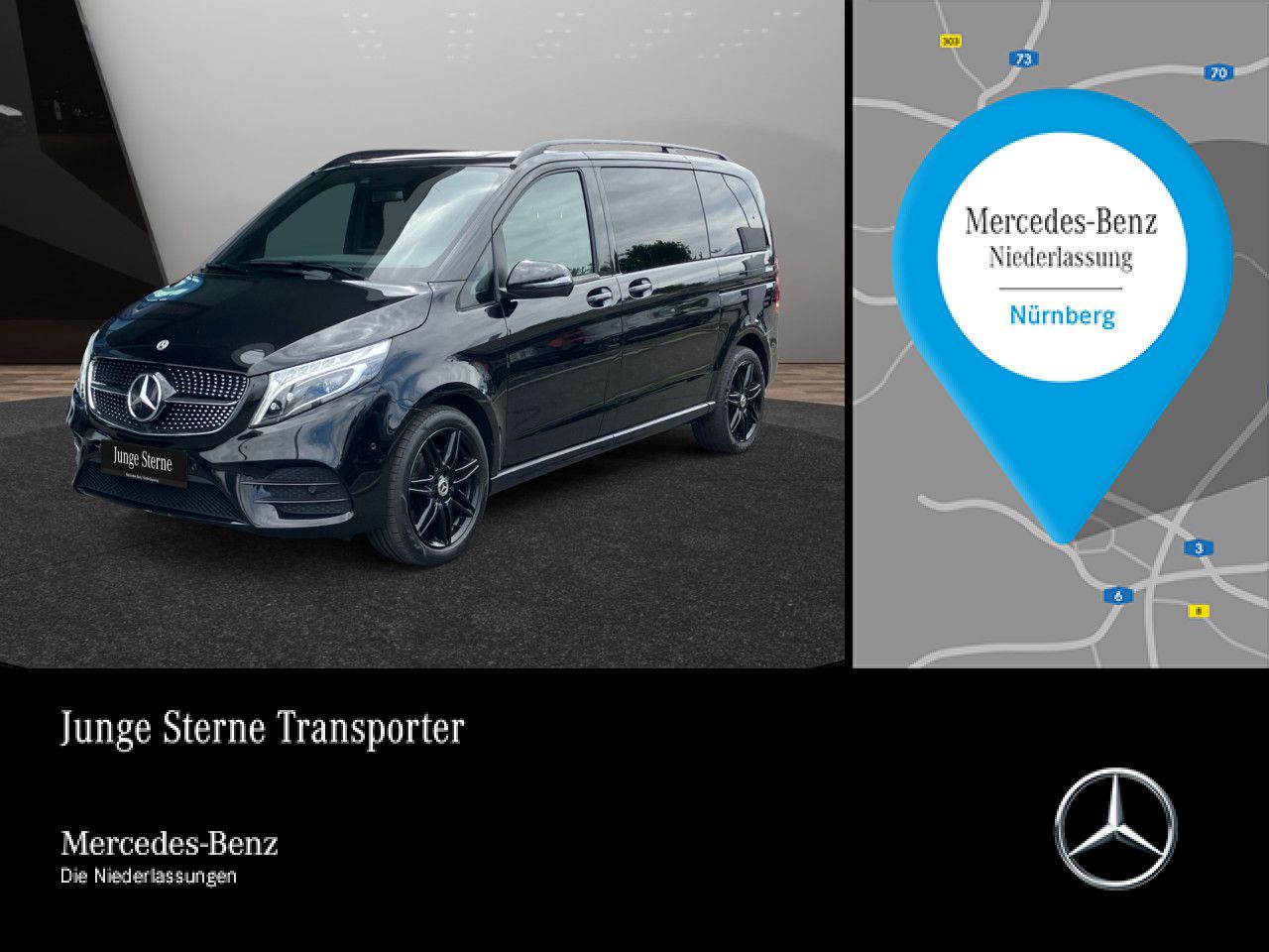 MERCEDES-BENZ V 300 d Kompakt EDITION+AMG+9G+AHK+StandHZ+LED