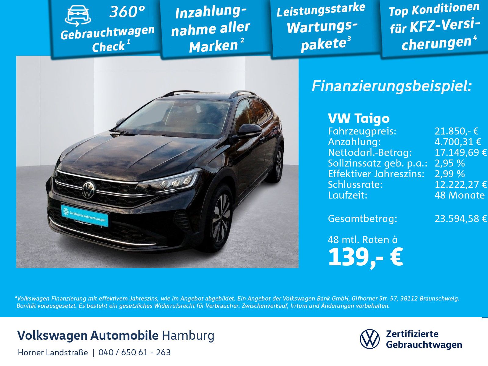 Volkswagen Taigo Goal 1.0 TSI Sitzhzg Einparkhilfe CarPlay