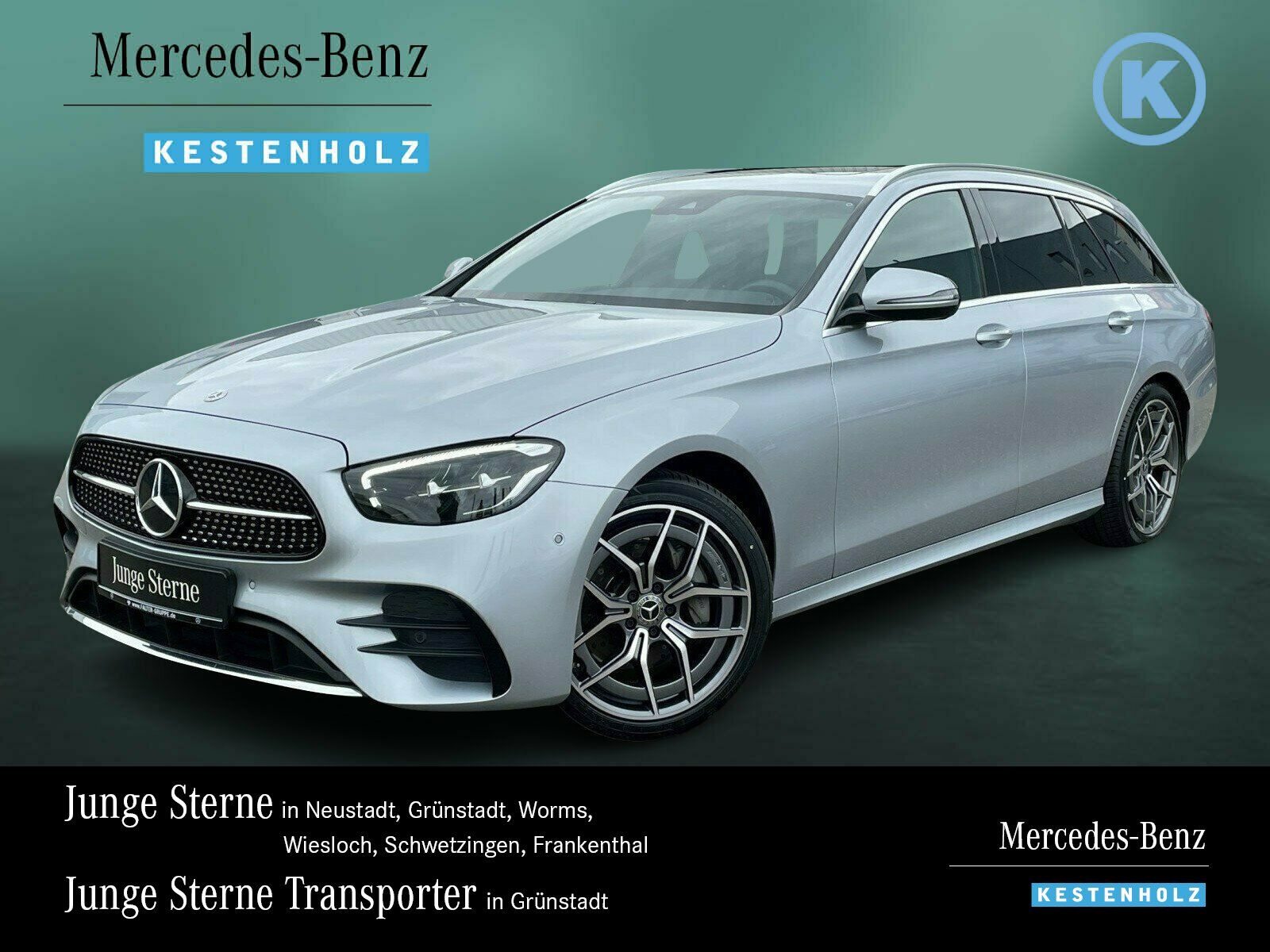 MERCEDES-BENZ E 220d T AMG+AHK+SCHIEBED+KAMERA+AMBI+EASYP+TOTW
